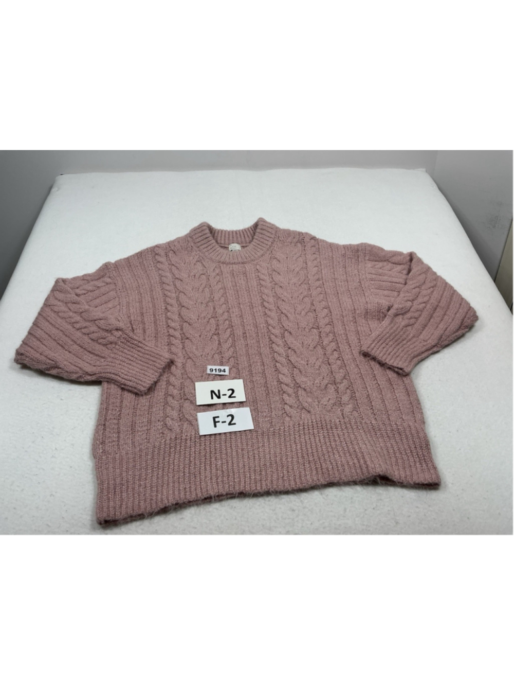 Womans NWT A New Day Long Sleeve Pullover. Able Knit Sweater Size 1X Pink